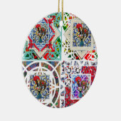 Galo de Barcelos, Po Keramisch Ornament (Rechts)