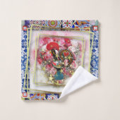 Galo de Barcelos, Portugal Bad Handdoek (Wasdoekje)