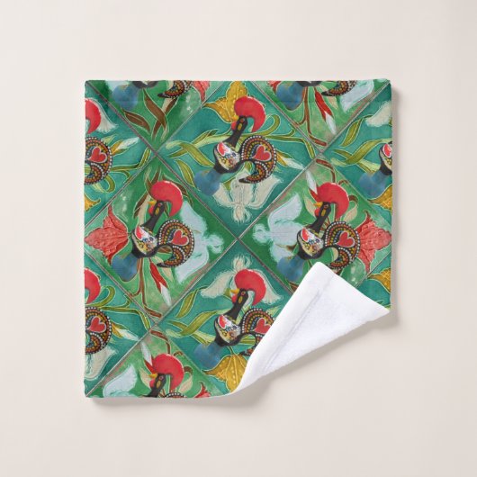 Galo de Barcelos, Portugal Bad Handdoek (Wasdoekje)