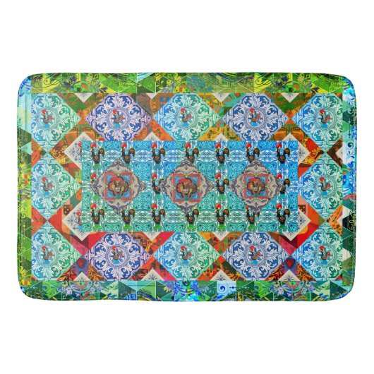 Galo de Barcelos, Portugal Badmat (Voorkant)