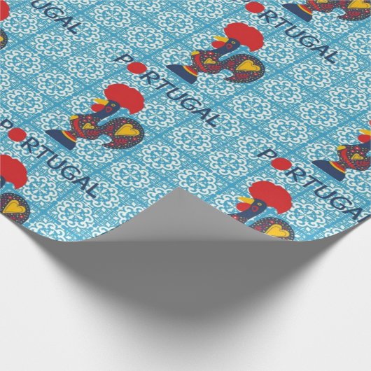 Galo de Barcelos, Portugal Cadeaupapier (Hoek)