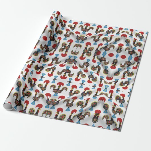 Galo de Barcelos, Portugal Cadeaupapier (Uitgerold)