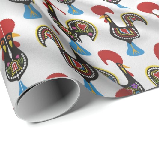 Galo de Barcelos, Portugal Cadeaupapier (Rol Hoek)