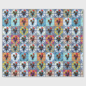 Galo de Barcelos, Portugal Cadeaupapier (Vlak)