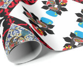 Galo de Barcelos, Portugal Cadeaupapier (Rol Hoek)