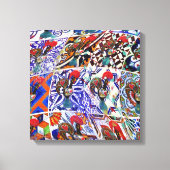 Galo de Barcelos, Portugal Canvas Afdruk (Voorkant)