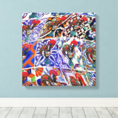 Galo de Barcelos, Portugal Canvas Afdruk (Insitu (Houten vloer))