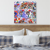 Galo de Barcelos, Portugal Canvas Afdruk (Insitu (Slaapkamer))