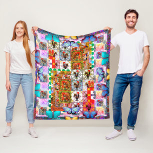 Galo de Barcelos, Portugal Fleece Deken