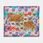 Galo de Barcelos, Portugal Fleece Deken (Voorkant (Horizontaal))