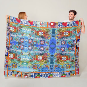 Galo de Barcelos, Portugal Fleece Deken