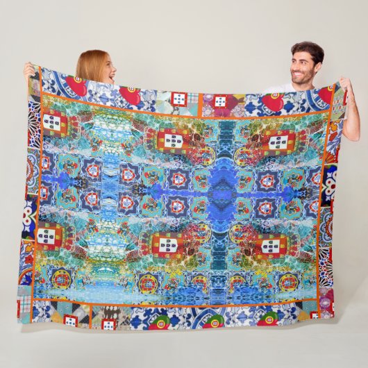 Galo de Barcelos, Portugal Fleece Deken (In situ)