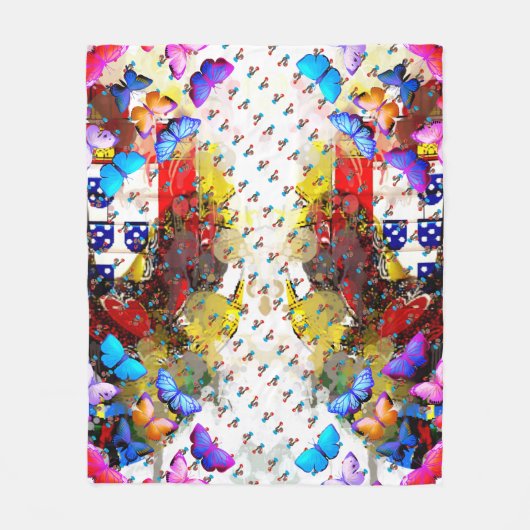 Galo de Barcelos, Portugal Fleece Deken (Voorkant)