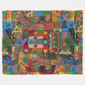 Galo de Barcelos, Portugal Fleece Deken (Voorkant (Horizontaal))