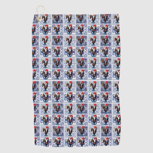 Galo de Barcelos, Portugal Golfhanddoek (Voorkant)