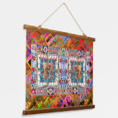 Galo de Barcelos, Portugal Hangend Wandkleed (Gebogen)