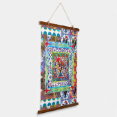 Galo de Barcelos, Portugal Hangend Wandkleed (Gebogen)