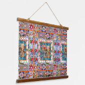 Galo de Barcelos, Portugal Hangend Wandkleed (Gebogen)