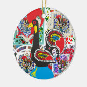 Galo de Barcelos Portugal Keramisch Ornament (Links)