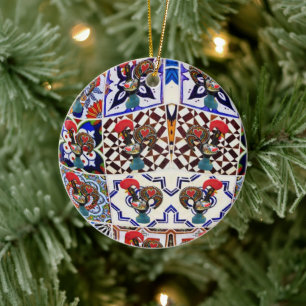 Galo de Barcelos Portugal  Keramisch Ornament