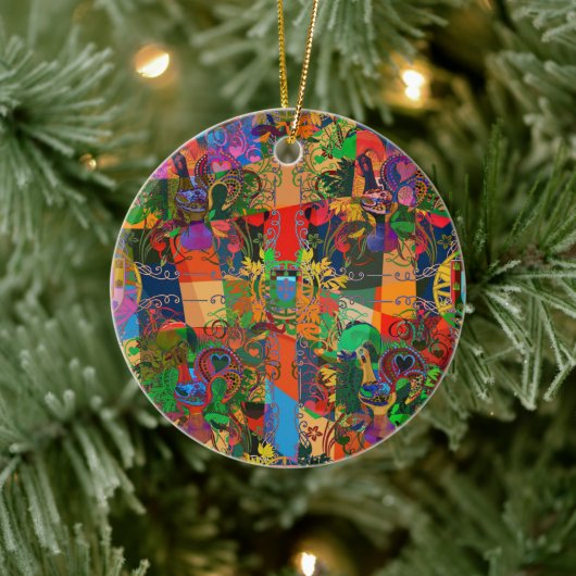 Galo de Barcelos, Portugal Keramisch Ornament (Boom)