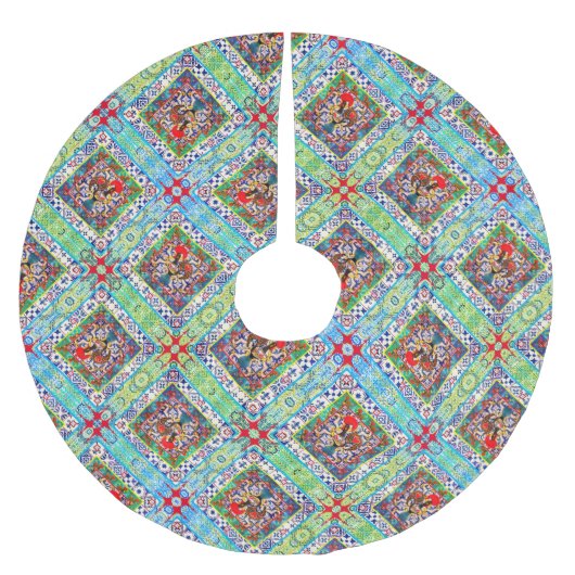 Galo de Barcelos, Portugal Kerstboom Rok (Voorkant)