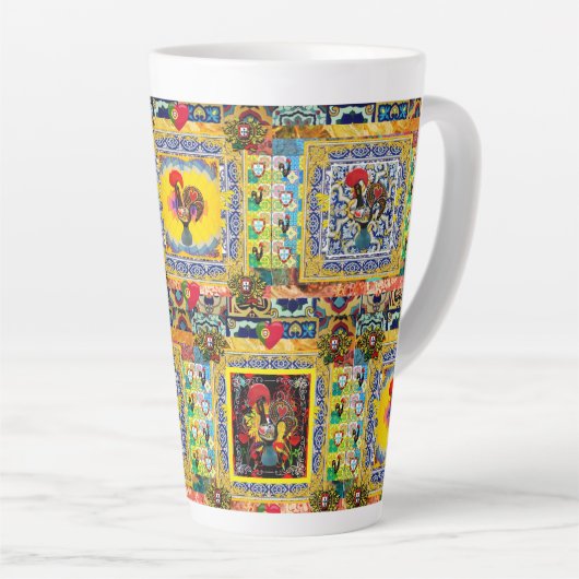 Galo de Barcelos, Portugal Latte Mok (Rechterhoek)