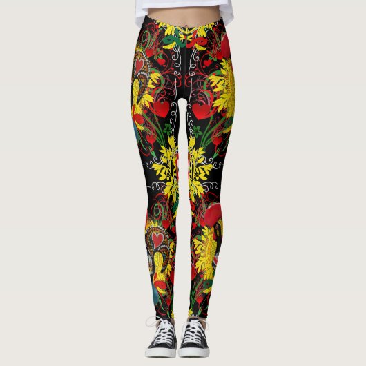Galo de Barcelos, Portugal Leggings (Voorkant)