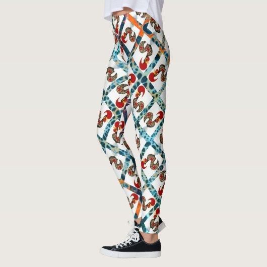 Galo de Barcelos, Portugal Leggings (Links)