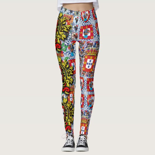 Galo de Barcelos, Portugal Leggings (Voorkant)