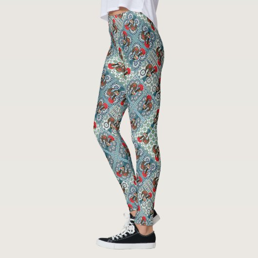Galo de Barcelos, Portugal Leggings (Links)