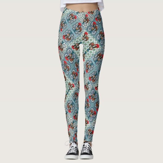 Galo de Barcelos, Portugal Leggings (Voorkant)
