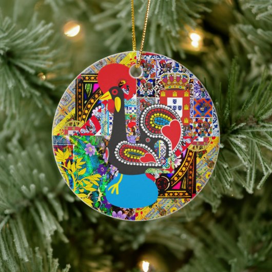 Galo de barcelos, Portugal Ornament (Boom)