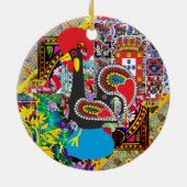 Galo de barcelos, Portugal Ornament (Achterkant)