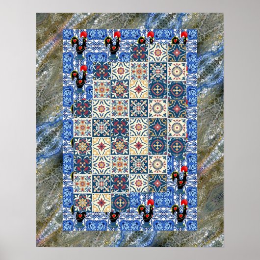 Galo de Barcelos, Portugal Poster (Voorkant)