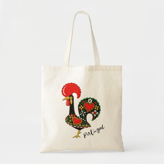 Galo de Barcelos Portugal Rooster Tote Bag (Voorkant)