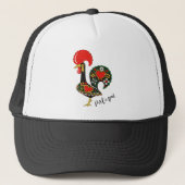 Galo de Barcelos Portugal Rooster Trucker Pet (Voorkant)