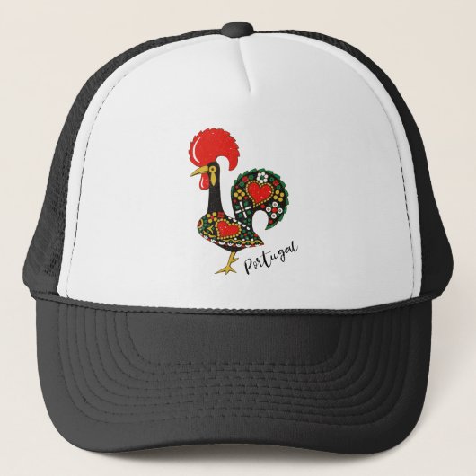Galo de Barcelos Portugal Rooster Trucker Pet (Voorkant)