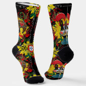 Galo de Barcelos, Portugal Sokken (Gebogen)