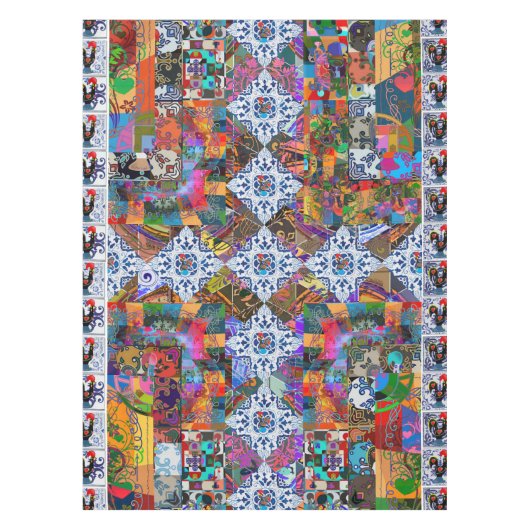 Galo de Barcelos, Portugal Tafelkleed (Voorkant)