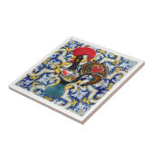 Galo de Barcelos, Portugal Tegeltje (Zijkant)