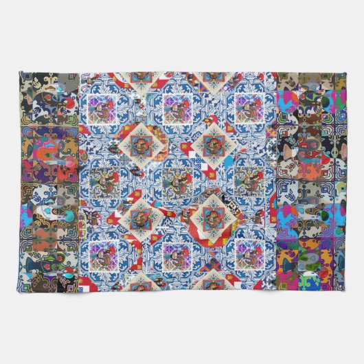 Galo de Barcelos, Portugal Theedoek (Horizontaal)