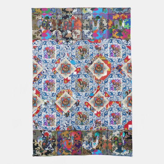 Galo de Barcelos, Portugal Theedoek (Verticaal)