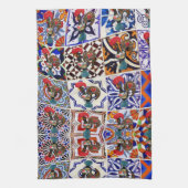 Galo de Barcelos, Portugal Theedoek (Verticaal)