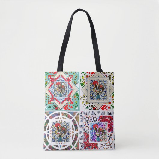 Galo de Barcelos, Portugal Tote Bag (Voorkant)