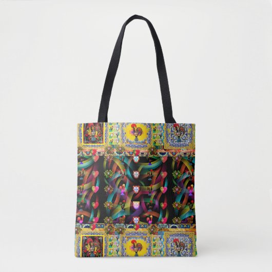 Galo de Barcelos, Portugal Tote Bag (Voorkant)