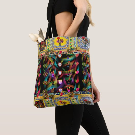 Galo de Barcelos, Portugal Tote Bag (Dichtbij)