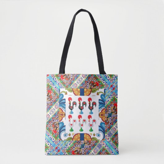 Galo de Barcelos, Portugal Tote Bag (Voorkant)