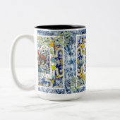 Galo de Barcelos, Portugal Tweekleurige Koffiemok (Links)