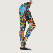 Galo de Barcelos, Portugees design Leggings (Rechts)